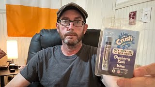 Crush THC Company Blueberry Kush THCA THCP D11 D9 Live Resin 2 Gram Cart Review [upl. by Nonnag189]