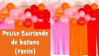 DIY comment realiser uner petite guirlande de ballons organiques avec une aiguille [upl. by Adnarb425]