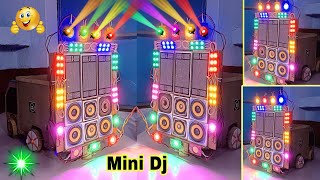 Mini Dj Truck Loding At New Home Eicher Truck Dj Box and dj sharpy light mini dj truck loding dj [upl. by Daniella]