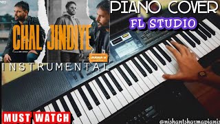 Chal Jindiye  Piano Cover  Amrinder Gill  Judaa 3  Instrumental [upl. by Pan898]