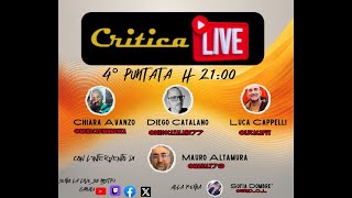 CriticaLive 4°P Dibattito caldo in pausa campionato [upl. by Eenyaj]