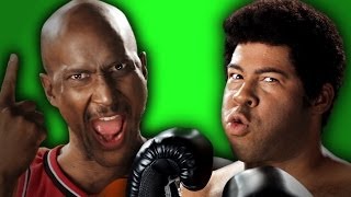 Epic Rap Battles of History  Behind the Scenes  Michael Jordan vs Muhammad Ali [upl. by Neilla]