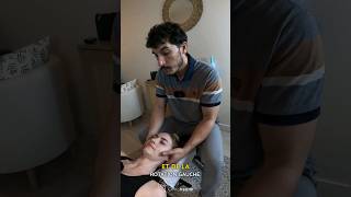 Manipulation cervicale C5C6 chiropracteur shorts asmr craquement massage relax cracking [upl. by Bickart]