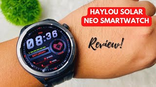 HAYLOU SOLAR NEO SMARTWATCH UNBOXING AND REVIEW  ENGLISH [upl. by Deming]