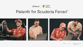 Palantir  Ferrari Building Ultimate Performance with Charles Leclerc [upl. by Aiekahs]