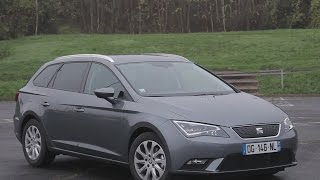 Essai Seat Leon ST 16 TDI 110 Ecomotive Style 2014 [upl. by Morrissey]