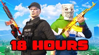 The 18 Hour Live PT2 In GTA 5 RP [upl. by Rahal]