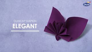 Bunzl Foodservice  Servet vouwen Napkin folding Elegant [upl. by Aicetal693]