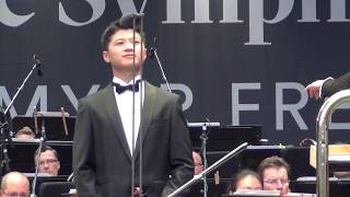 Leon Fei 14 Yrs Old  Violin Concerto Butterfly Lovers with Tianyi Lu and MSO [upl. by Erik]