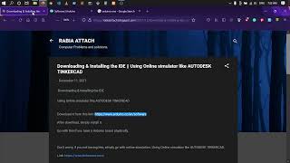 Downloading amp Installing the IDE  Using Online simulator like AUTODESK TINKERCAD [upl. by Noemad79]
