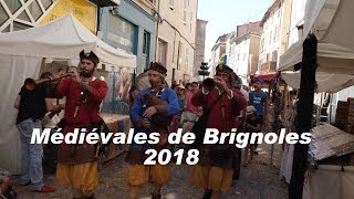 Médiévales de Brignoles 2018 samedi 11 août LC VIDEO [upl. by Enida]