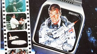 Roger Moore  James Bond 007  Moonraker 1979  Seiko Watch Japanese Advert [upl. by Wendel]