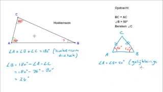 Hoekensom van de driehoek [upl. by Finegan812]