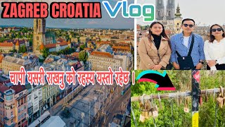 Croatia zagreb Travel vlog  This country is very amazing  Europe Croatia Vlog Croatia Nepali Vlog [upl. by Emerick]