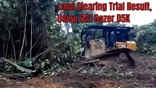 Trial Caterpillar Dozer D5R  Land Clearing Lahan Cetak Sawah [upl. by Laverna]