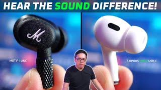 Marshall Motif II ANC vs AirPods Pro 2 USBC Review 🤔 [upl. by Namie]