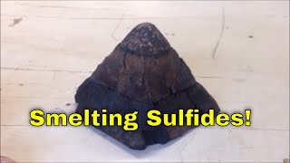 Smelting and Gold Refining Part 1 Smelting sulfides and black sands to recover goldsilver [upl. by Nickles547]