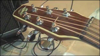 EASY Acoustic Guitar Action Improvement  string height Adjustment  simple tools [upl. by Nodyroc]