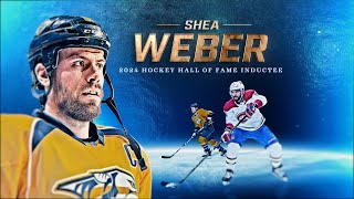 Shea Webers Shot Toughness Led to Hockey Hall of Fame Induction [upl. by Reitman]