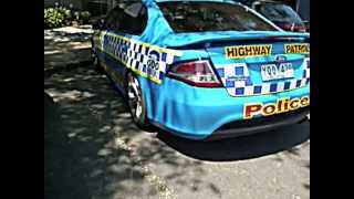 falcon FORD XR6 turbo POLICE HIGHWAY PATROL VICTORIA [upl. by Irrej]