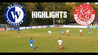 WV MET 10 MAN VERDER IN DEBUUT 2E KLASSE 🟥  WVHEDW  ZWALUW VFC  Highlights [upl. by Nie]