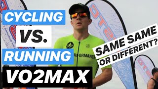 CYCLING VO2MAX VS RUNNING VO2MAX Should they be the same or different and WHY [upl. by Araem]