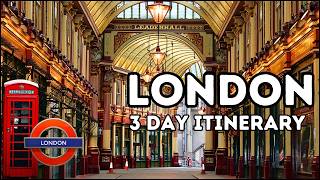 How To Spend 3 Days In LONDON As A First Time Visitor  London Travel Guide and Itinerary 2025 [upl. by Liamaj]