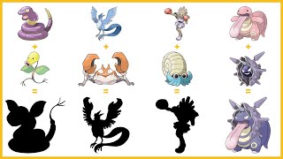 Pokemon Fusion Compilation 232  cloyster  lickitung  omanyte  krabby  articuno  bellsprout [upl. by Utham]