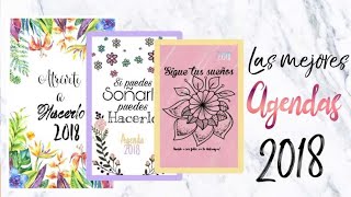 3 AGENDAS 2018 PARA IMPRIMIR GRATIS sin fechas [upl. by Oilla]