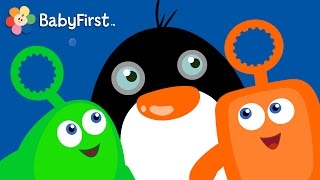 Fruits and Vegetables  Learning Cartoons for Babies  Bloop and Loop  BabyFirst TV [upl. by Hewitt]