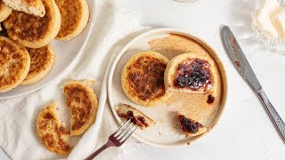 Classic English Crumpets Recipe [upl. by Hoshi]