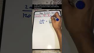 GayLussac’s Law 4  Practice Problem Solving CSEReview shorts mathematics [upl. by Rachel]