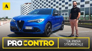 Alfa STELVIO Veloce TI 2021  PRO e CONTRO  RECENSIONE STRUMENTALE [upl. by Melessa]