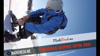 Ski Trip 360 camera mount for GoPro  Samoëns Grand Massif  MadeFreshme [upl. by Kironde112]