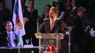 Discurso da posse solene de Claudio Lamachia como presidente nacional da OAB [upl. by Le]