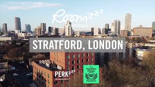 Roomzzz London Stratford  Building Tour  Serviced Apartments in London [upl. by Adnawyek448]