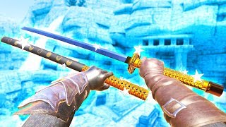 GOLDEN KILLER KATANA in Blades and Sorcery VR Mods [upl. by Dante]