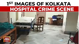 Inside Images Of RG Kar Hospitals Seminar Hall Objects Strewn Around The Place  Kolkata Horror [upl. by Nauqram121]