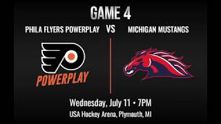 2018 Powerhockey Cup Flyers PowerPlay vs Mustangs [upl. by Anayit926]