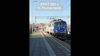 pkp pkpic ep07 lk274 intercity pomorzanin świebodzice kolej [upl. by Llerad]