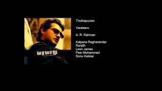 Thothapuram  Varalaaru Godfather Audio Song  A R Rahman [upl. by Farnsworth107]