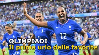 Olimpiadi gironi vincono le favorite Prossime partite USA Vs Germania e Francia Vs Canada [upl. by Yenalem969]