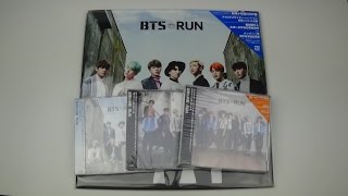 Unboxing BTS Bangtan Boys 防彈少年團 6th Japanese Single RUN All 4 Editions [upl. by Salokcin369]