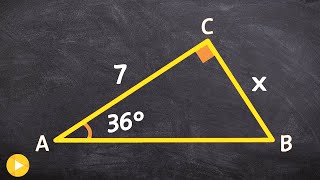 How to use the tangent function to find the missing opposite side of a triangle [upl. by Anairo]