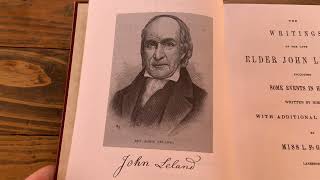 LCBP books The writings John Leland hardback book Overview and first look [upl. by Langsdon338]