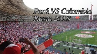 Perú vs Colombia 11  Estadio Nacional Desde la tribuna  Fútbol reacción [upl. by Nnaid]