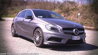 Mercedes A45 AMG Review  The 360hp Pocket Rocket [upl. by Dex704]