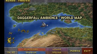 Daggerfall Ambience  World Map Elder Scrolls Part II [upl. by Fabian]