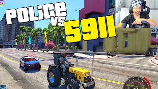 POLICE vs 5911 🛑 NEW PUNJABI GAMEPLAY x BrarTV [upl. by Derman165]