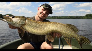 Guidage brochet sur létang de CHANCELADE On pêche avec le leurre ULTIME [upl. by Eirelav864]